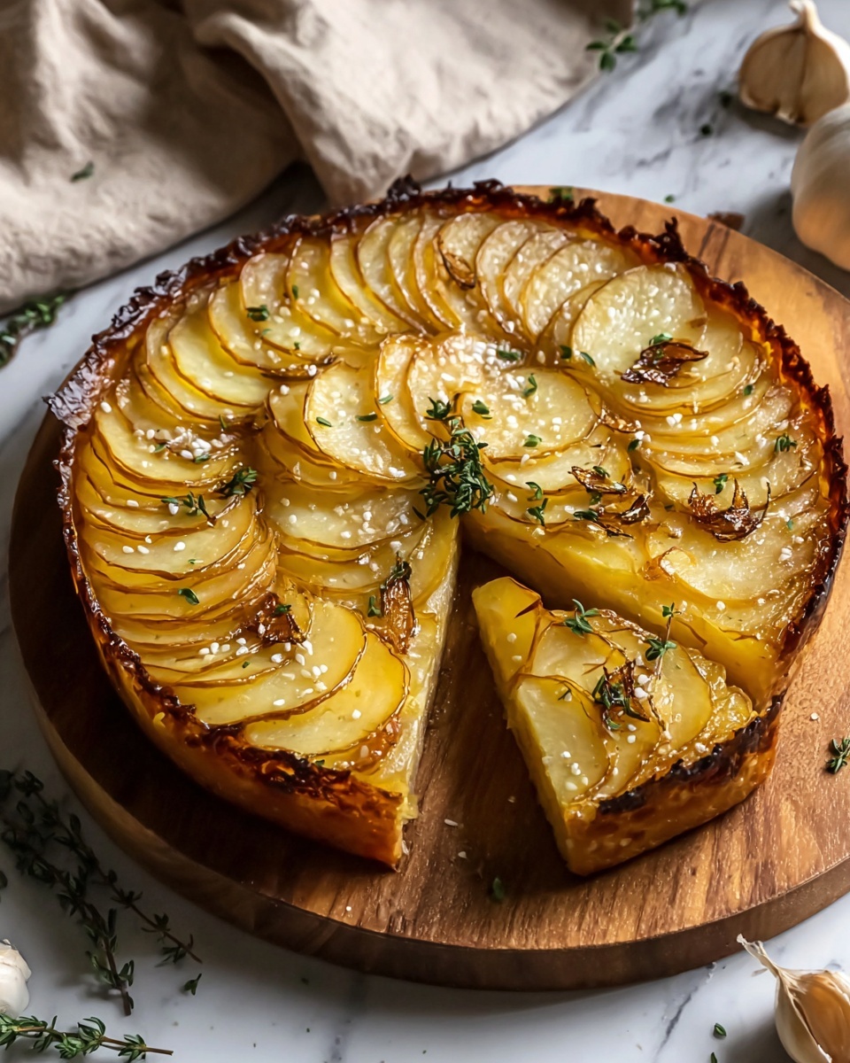 Crispy Balsamic Thyme Potato Torte Recipe - Recipe Image