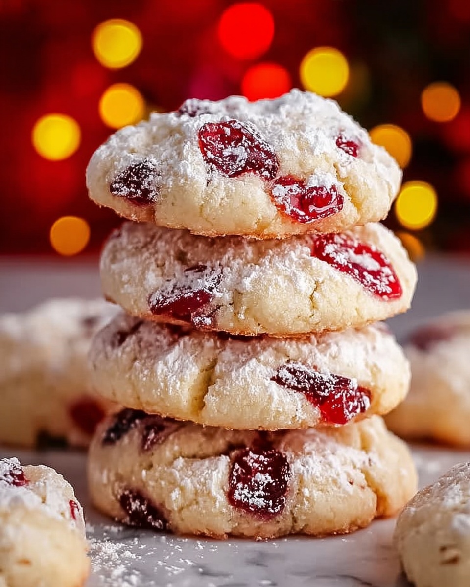Orange Cranberry Ricotta Cookies Recipe - Recipe Image