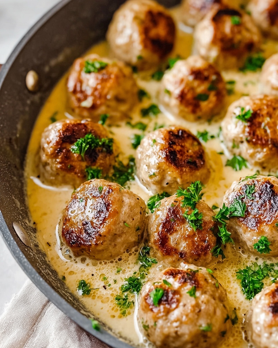 Chicken Piccata Meatballs Recipe - Recipe Image