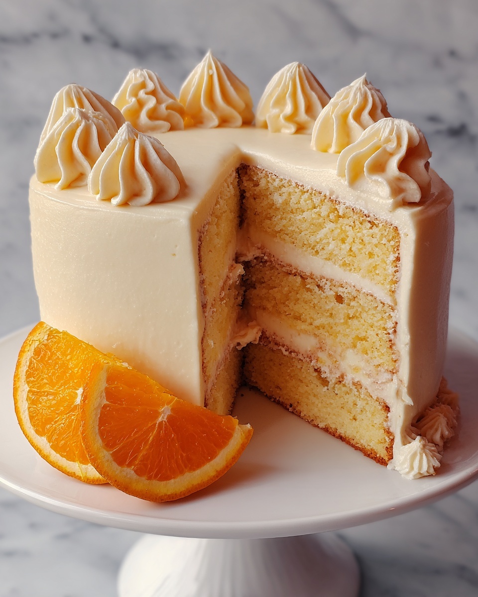 Orange Creamsicle Cake Recipe - Recipe Image