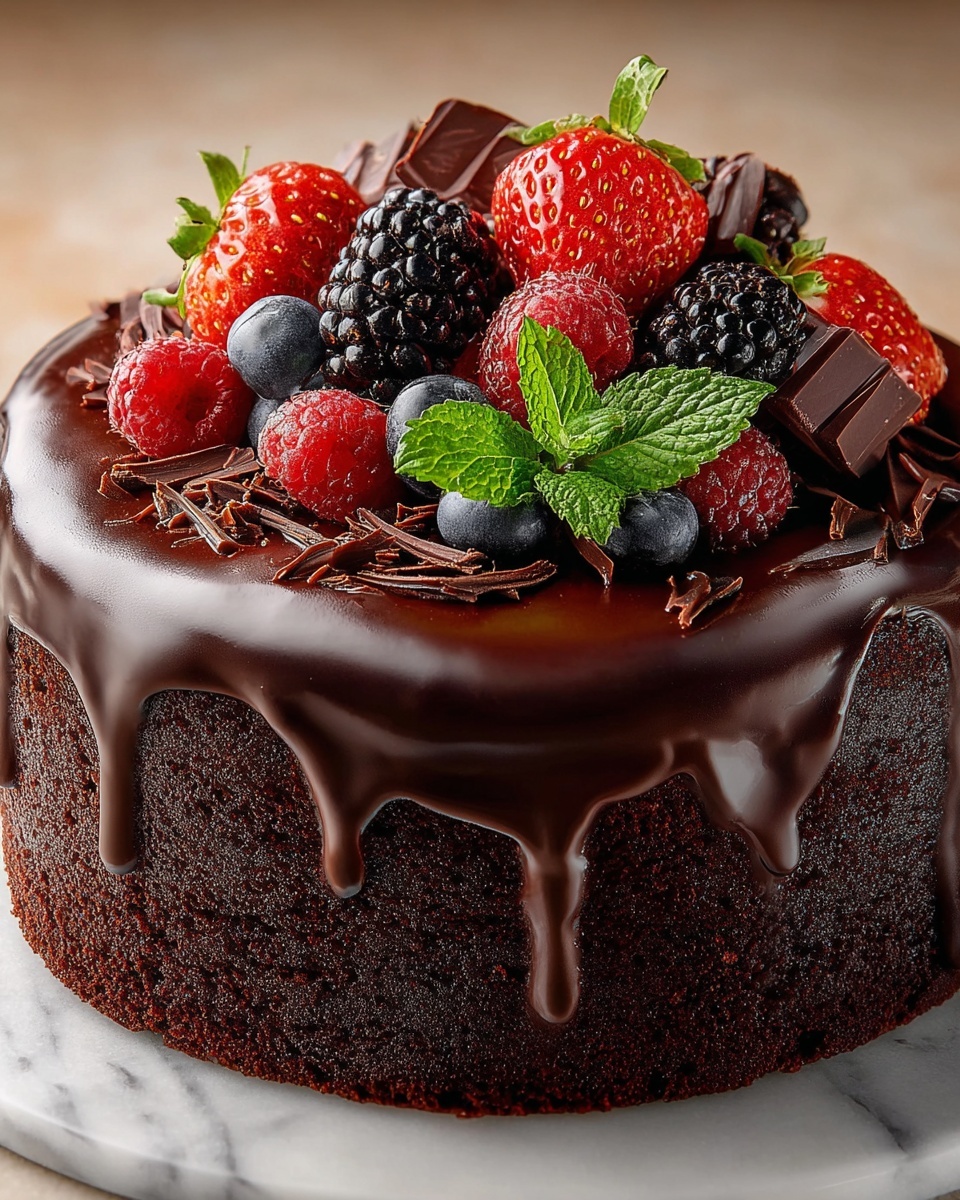 Easy Chocolate Fudge Cake Recipe - Recipe Image