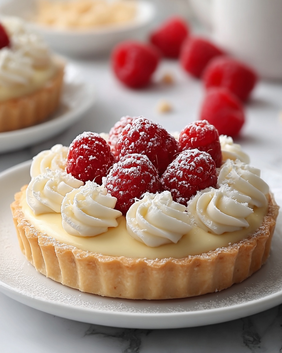 Rich White Chocolate Mousse Tart Recipe - Recipe Image
