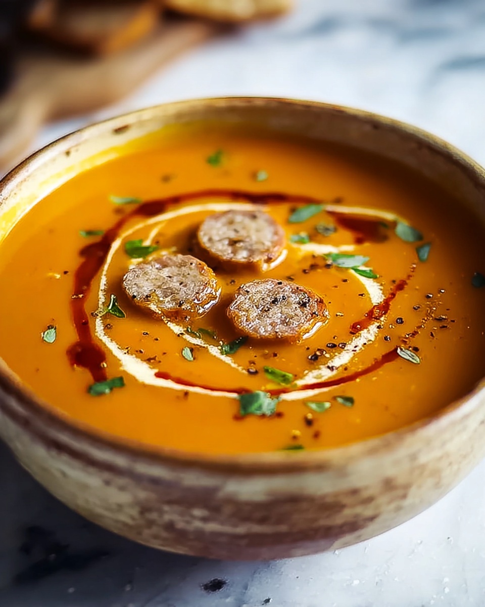 Creamy Turmeric Pumpkin and Carrot Soup Recipe - Recipe Image