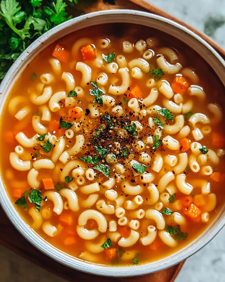 Pastina Soup with Carrots, Parsley, and Pecorino Romano Recipe - Recipe Image