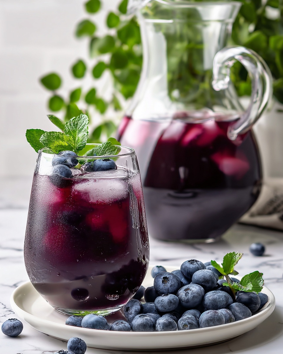 Blueberry Iced Tea Recipe - Recipe Image