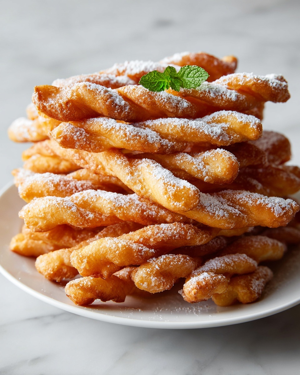 Crispy Funnel Cake Sticks Recipe - Recipe Image