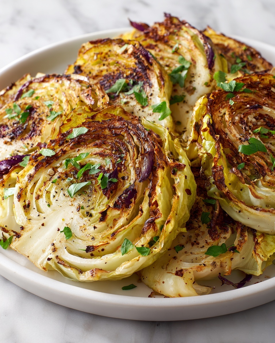 Air Fryer Cabbage Steaks Recipe - Recipe Image