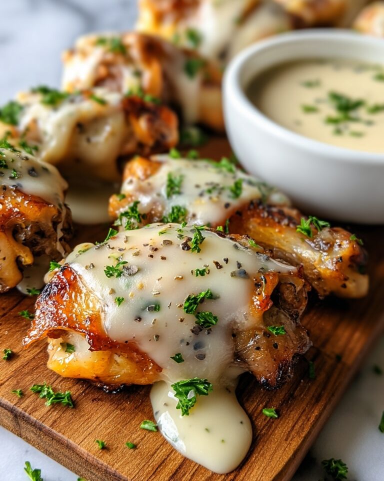 Alfredo Chicken Wings Recipe