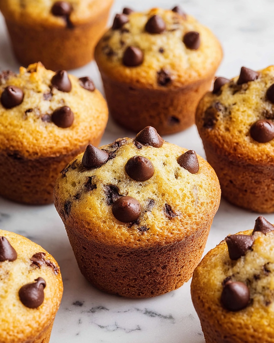 Mini Banana Muffins with Chocolate Chips Recipe - Recipe Image