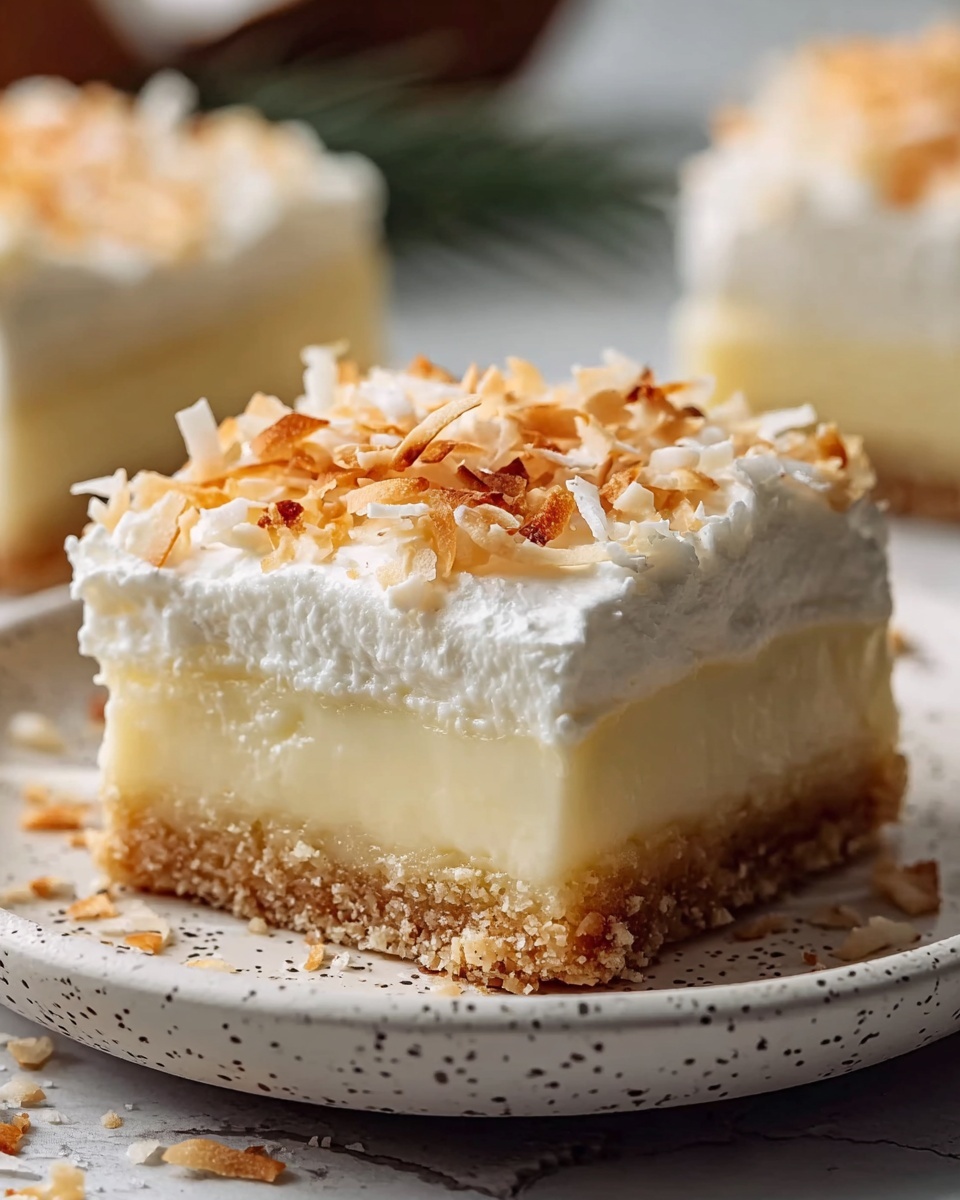Island Dream Coconut Cream Bars Recipe - Recipe Image