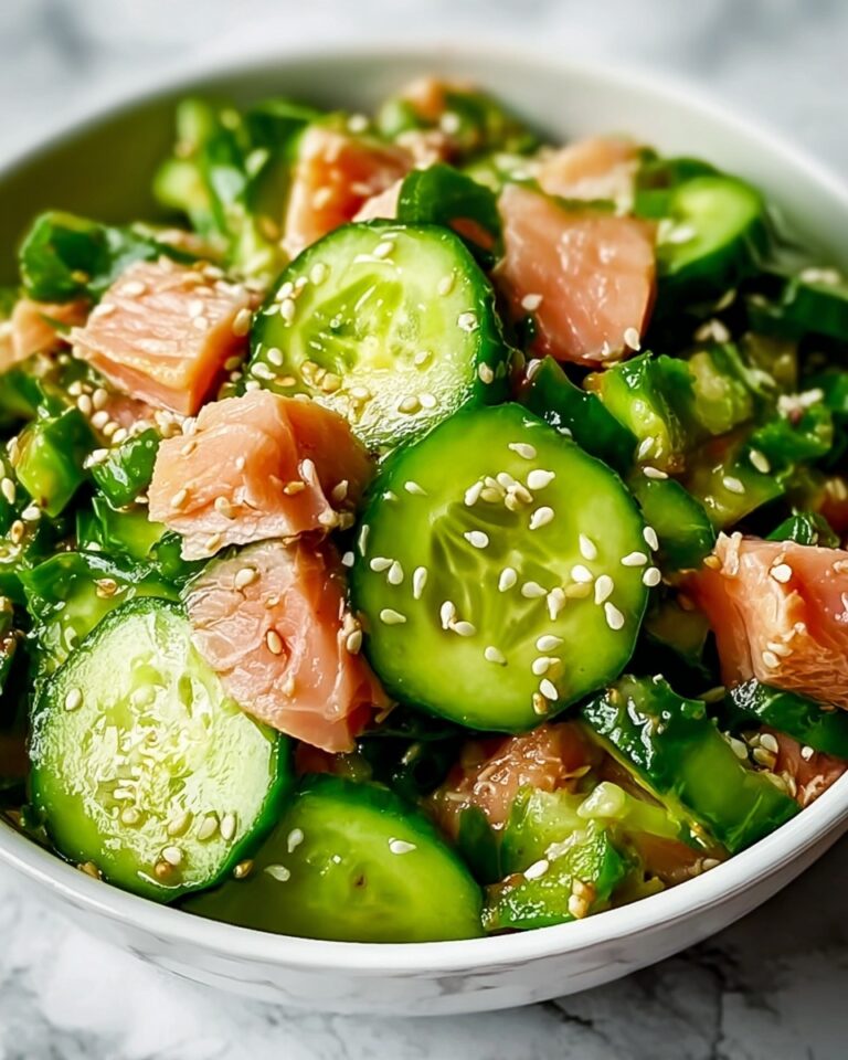 Avocado Tuna Cucumber Salad Recipe