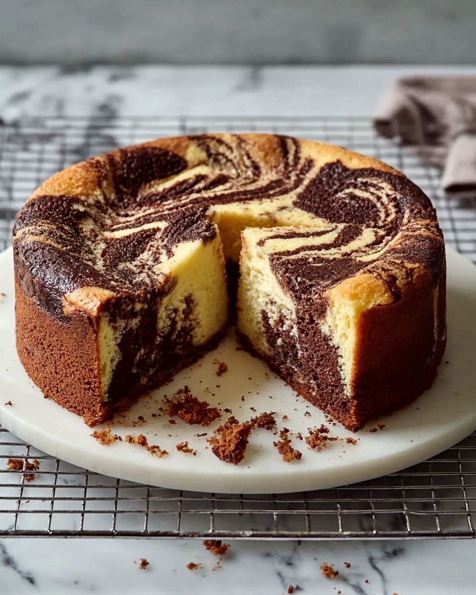 Classic Marble Cake Recipe - Recipe Image
