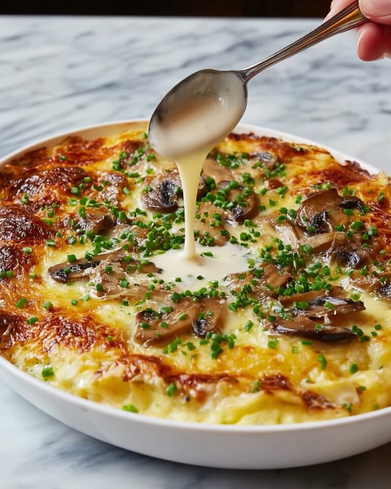 Chicken and Mushroom Gratin Recipe