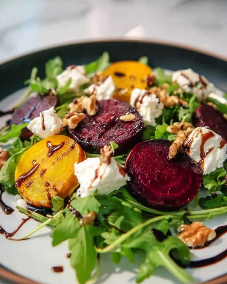 Beet Salad with Goat Cheese and Balsamic Recipe