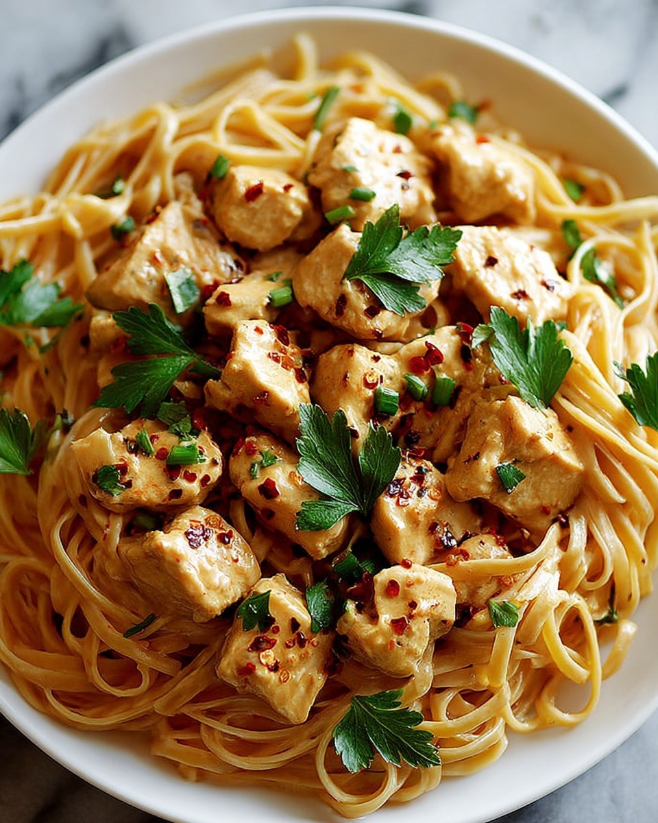 Cowboy Butter Chicken Linguine Recipe - Recipe Image