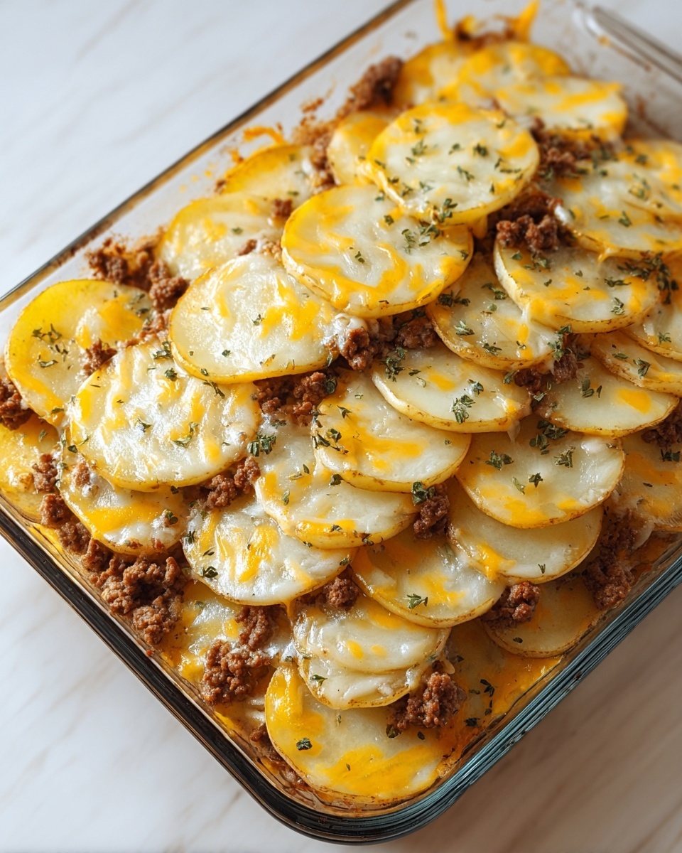 Meat & Potato Casserole Recipe - Recipe Image