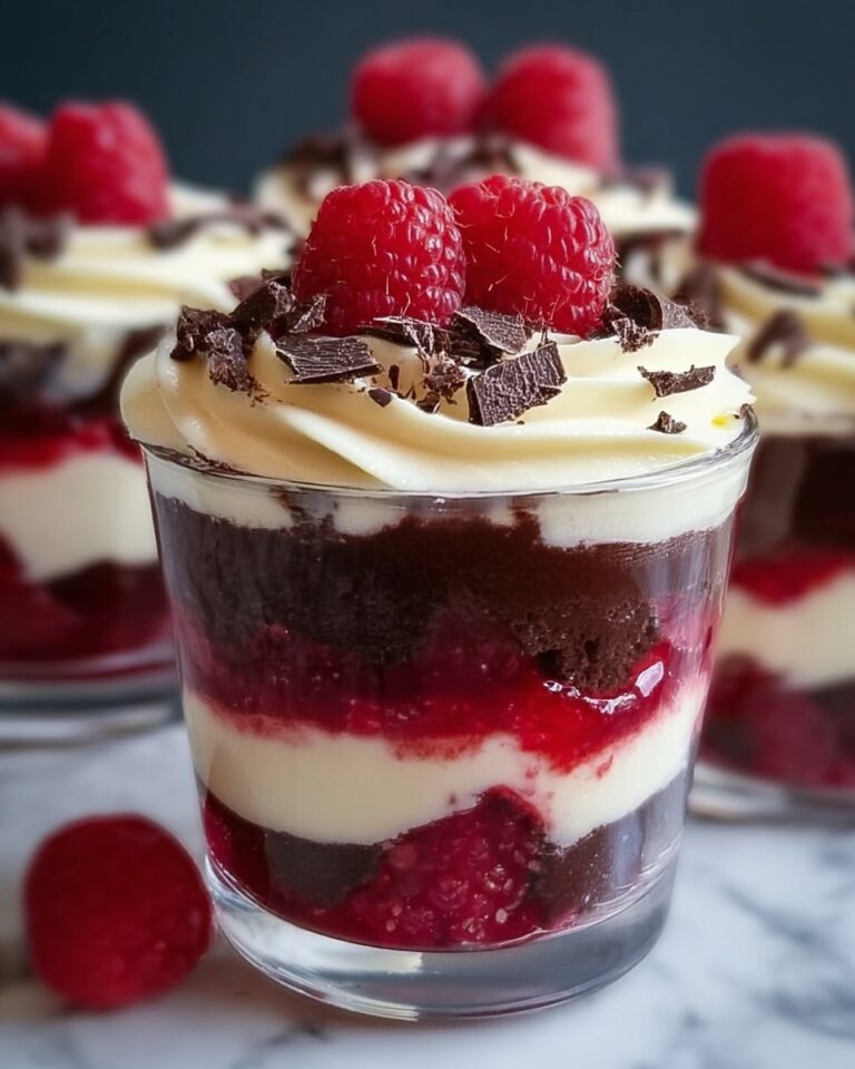 Raspberry Chocolate Layered Parfait Recipe