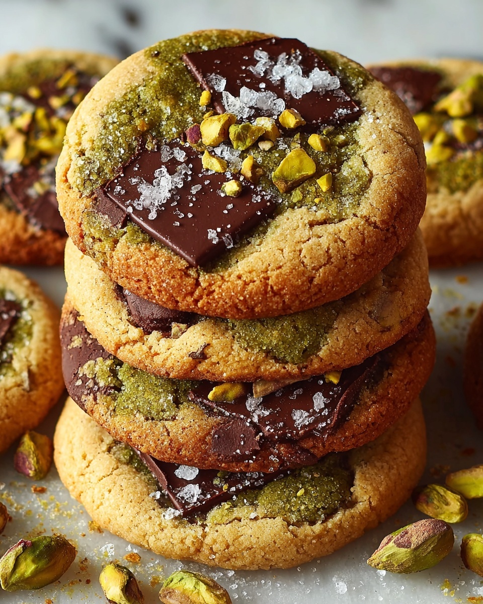 Pistachio Chocolate Chunk Cookies: The Ultimate Deliciousness Recipe - Recipe Image