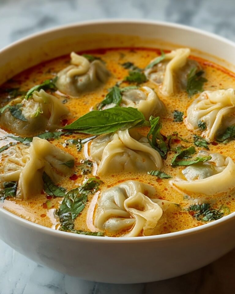 Easy Thai Red Curry Dumpling Soup Recipe
