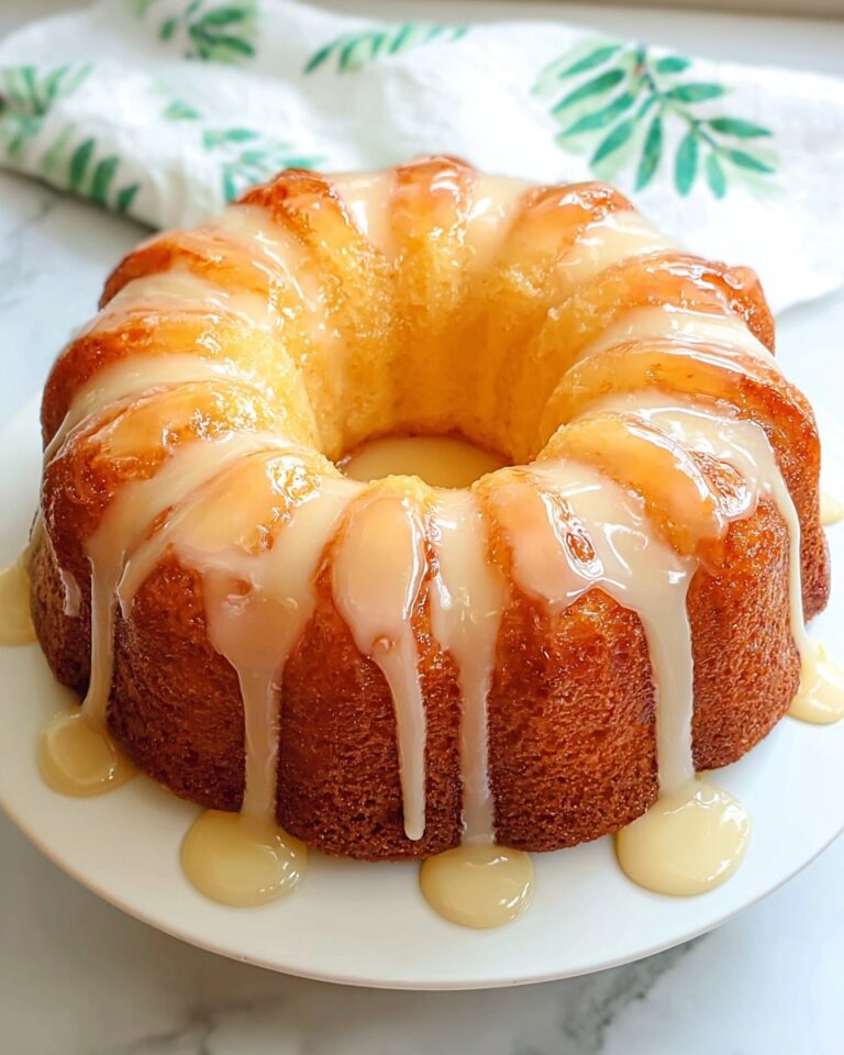 Peach Cobbler Pound Cake Recipe