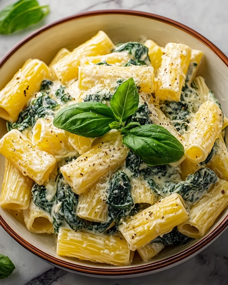 Lemon Ricotta Pasta with Spinach Recipe - Recipe Image