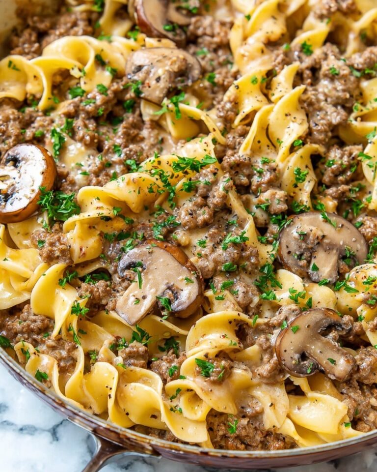 One-Pot Ground Beef Stroganoff Recipe