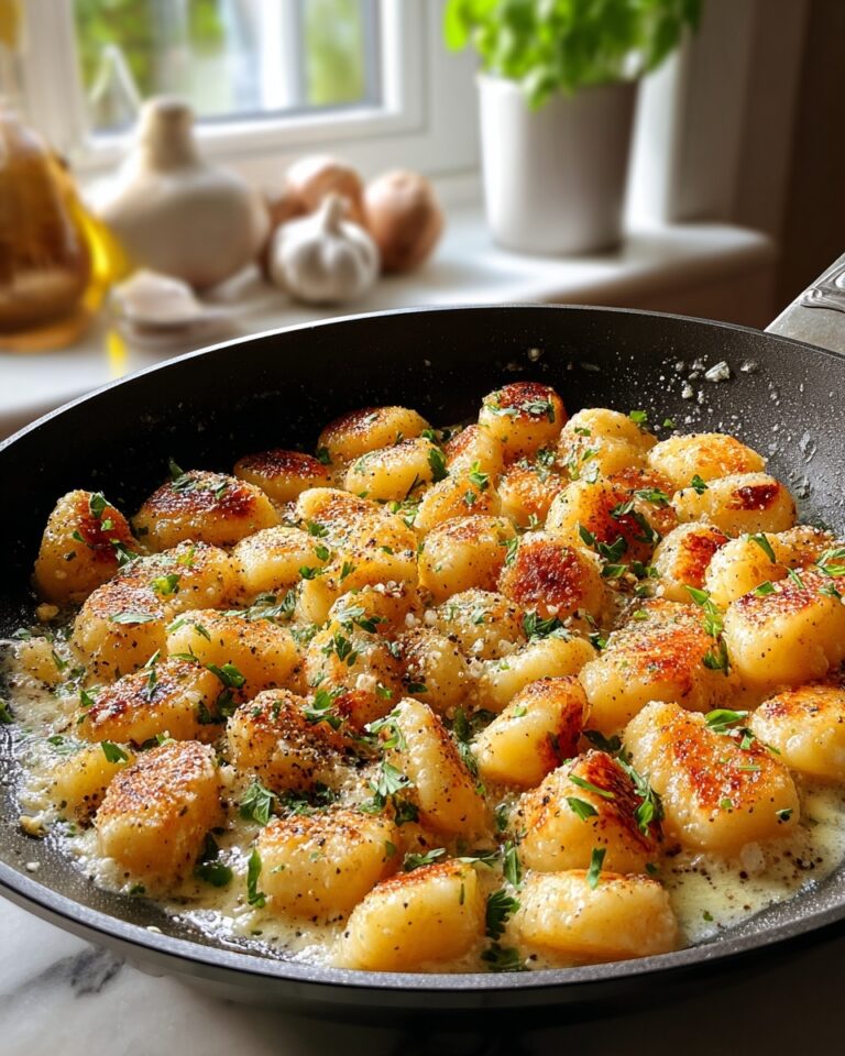 Garlic Chicken Gnocchi Skillet Recipe