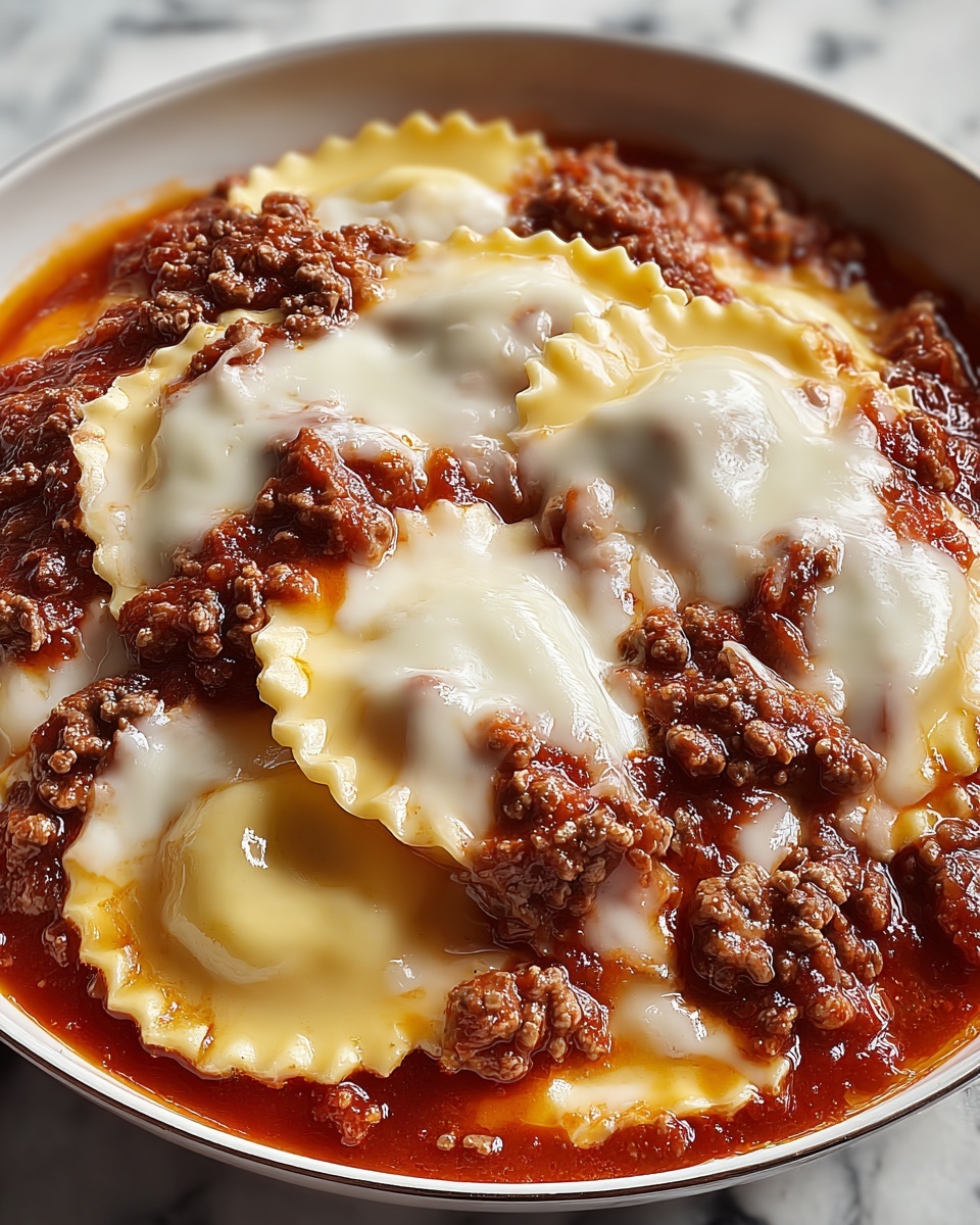 Easy Crockpot Ravioli Lasagna Recipe - Recipe Image