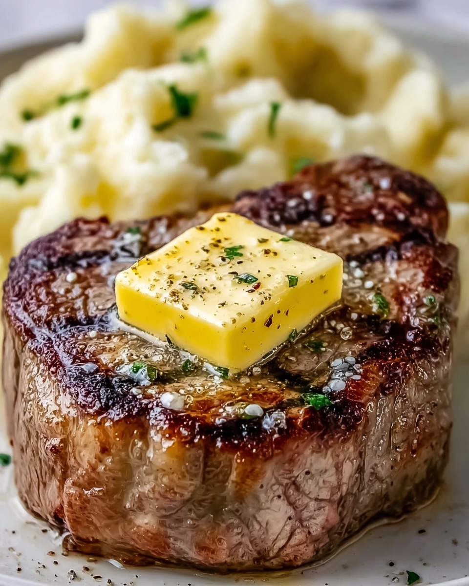 Marinated Air Fryer Ribeye Steak Recipe - Recipe Image