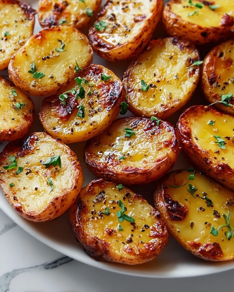 Baked Garlic Butter Potatoes Recipe