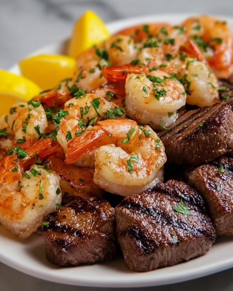 Savory Steak Bites and Shrimp Recipe