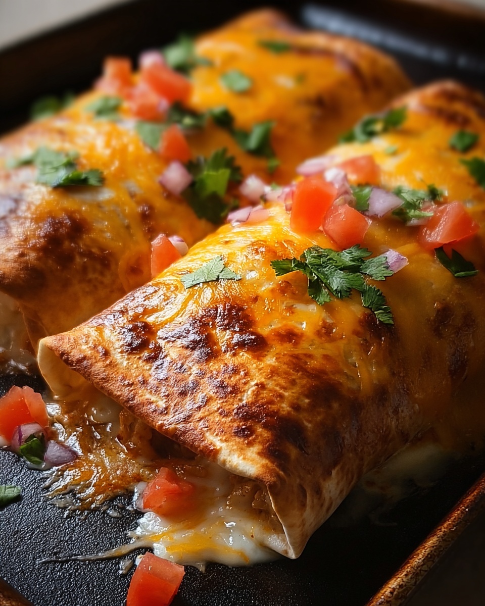 Baked Chicken Chimichangas Recipe - Recipe Image
