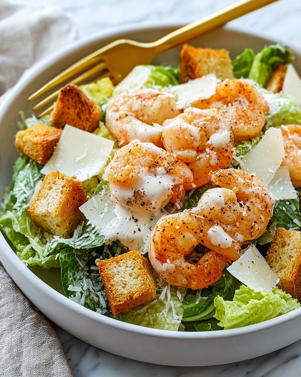 Shrimp Caesar Salad Recipe - Recipe Image