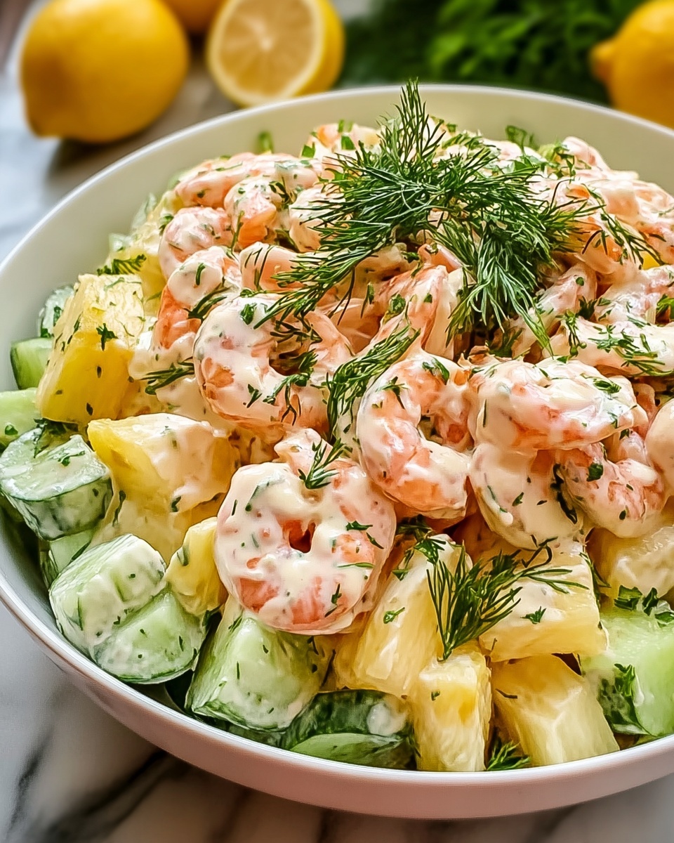The BEST Seafood Salad Recipe - Recipe Image