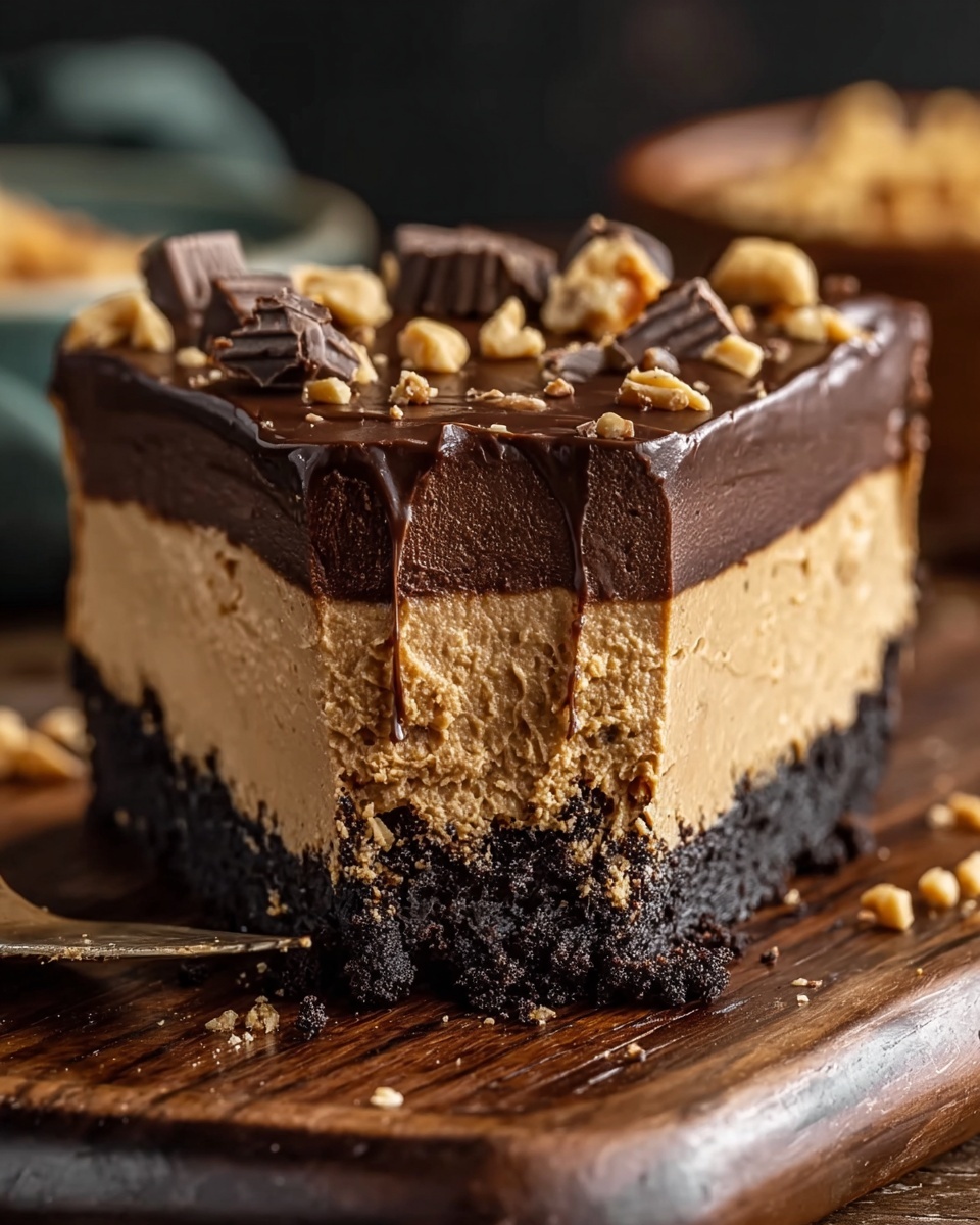 Peanut Butter Chocolate Mud Pie Recipe - Recipe Image