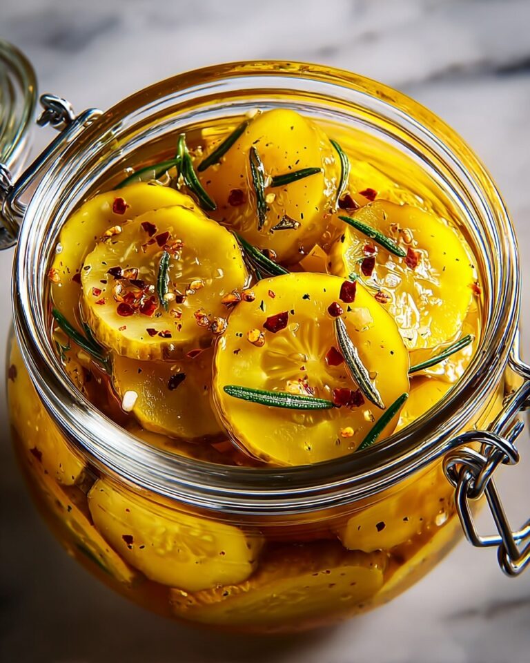 Sweet Yellow Squash Pickles Recipe