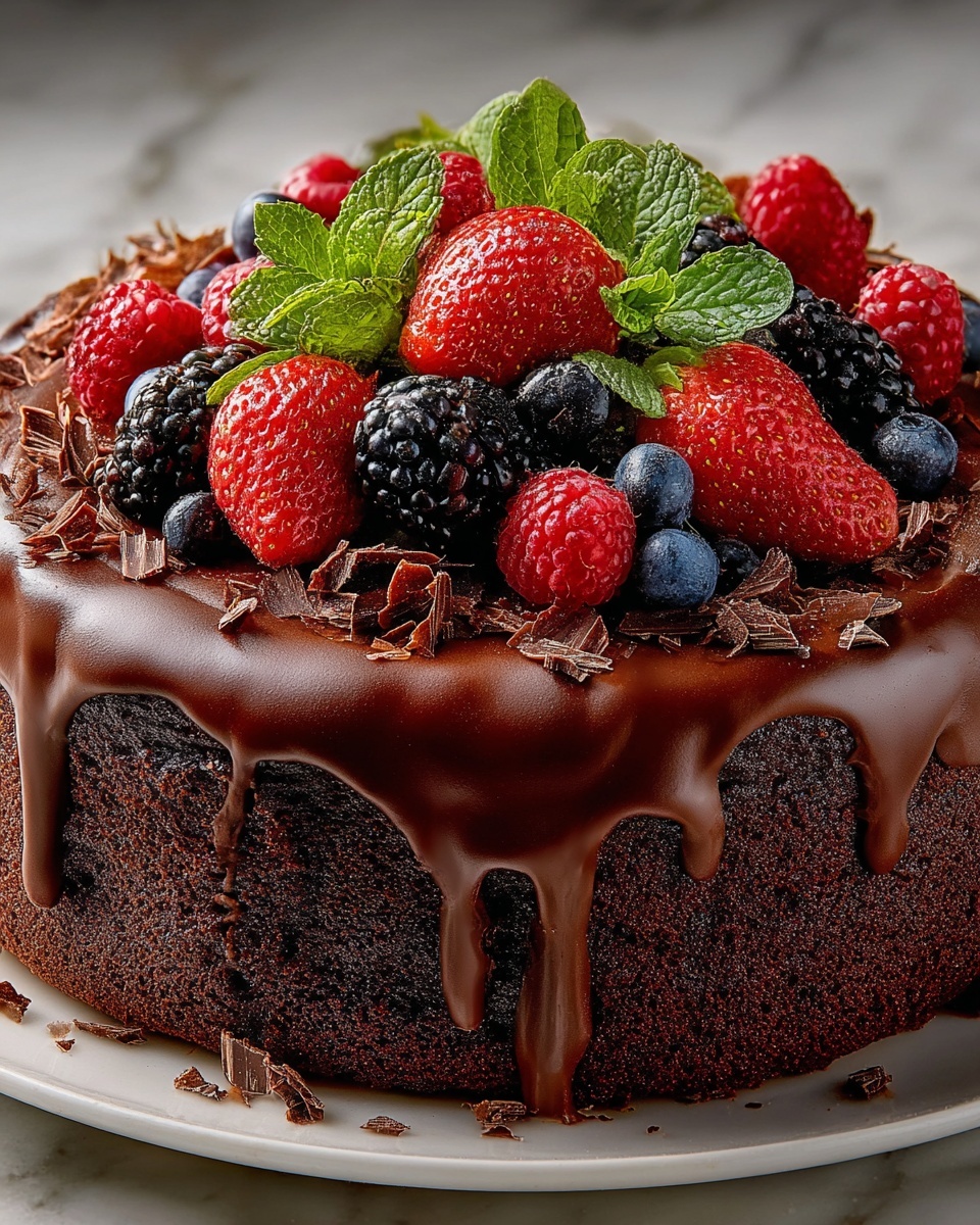 Easy Chocolate Fudge Cake Recipe - Recipe Image