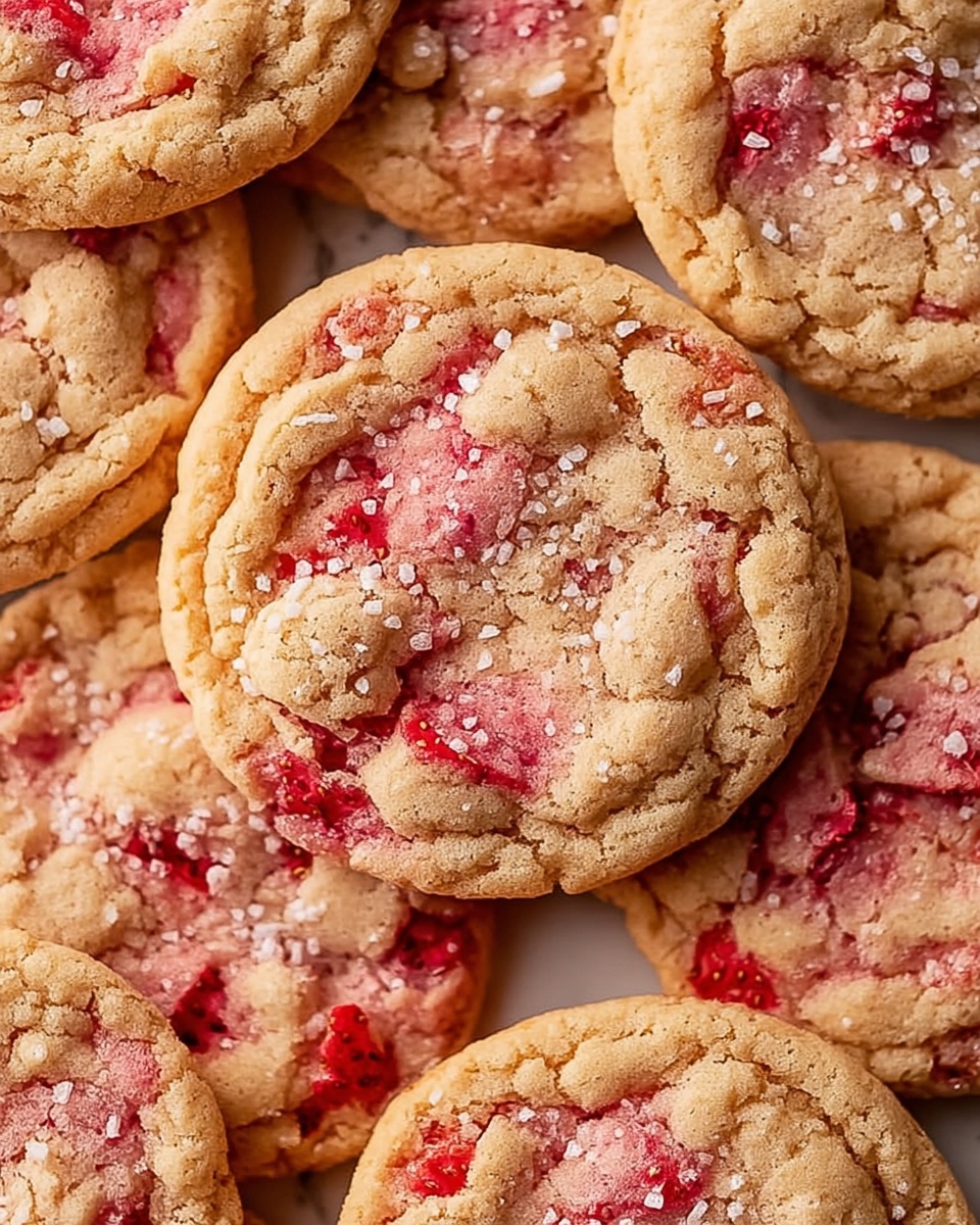 Strawberry Crunch Cookies – A Sweet and Crunchy Delight Recipe - Recipe Image