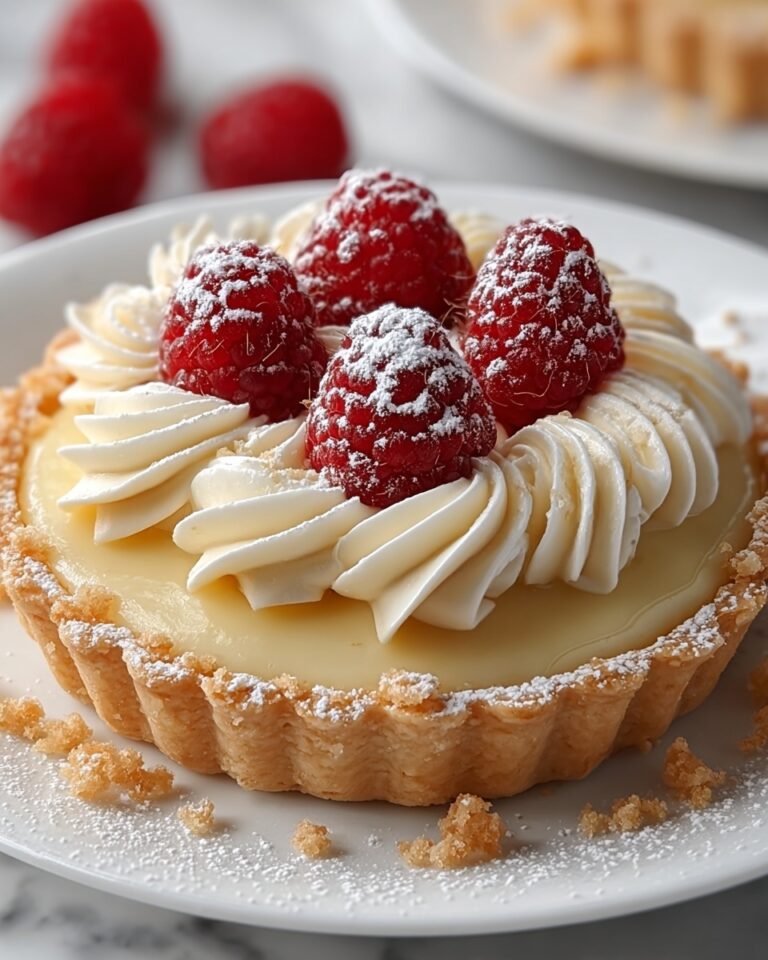 Rich White Chocolate Mousse Tart Recipe