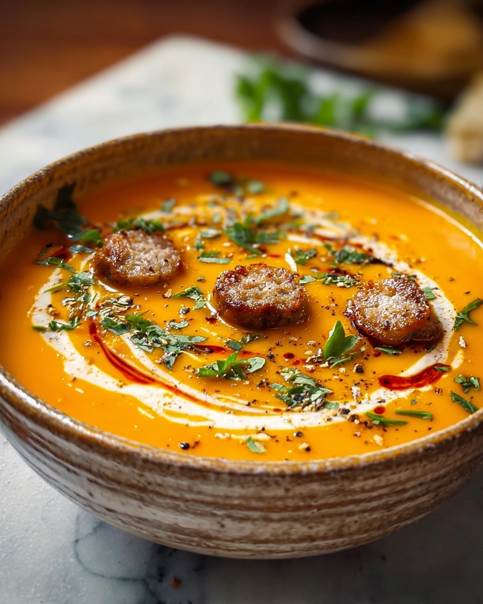 Creamy Turmeric Pumpkin and Carrot Soup Recipe - Recipe Image