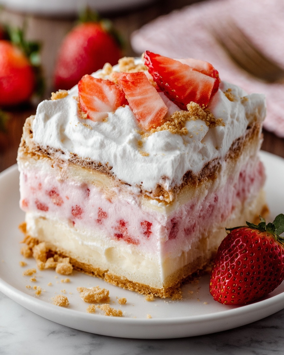 Strawberry Lasagna Recipe - Recipe Image
