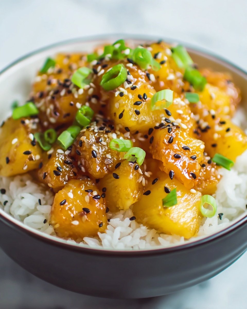 Baked Pineapple Chicken Bowls Recipe - Recipe Image