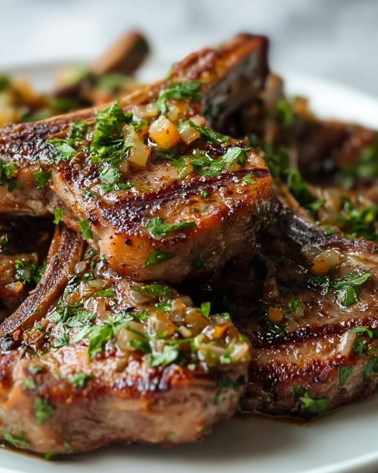 Easy Garlic Herb Lamb Chops Recipe