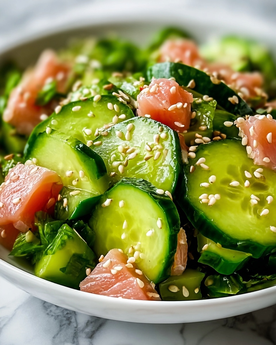 Avocado Tuna Cucumber Salad Recipe - Recipe Image