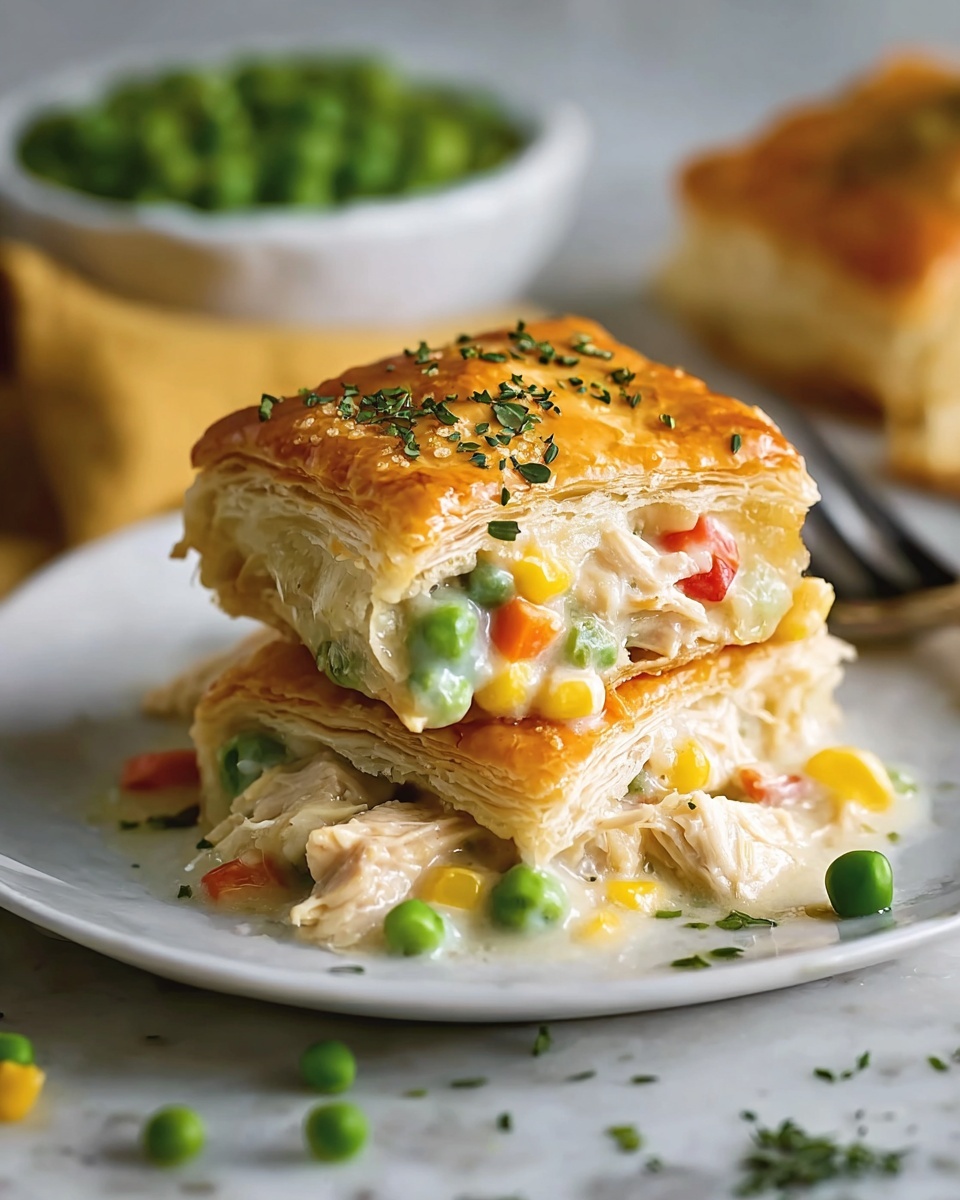Chicken Pot Pie with Biscuits Recipe - Recipe Image