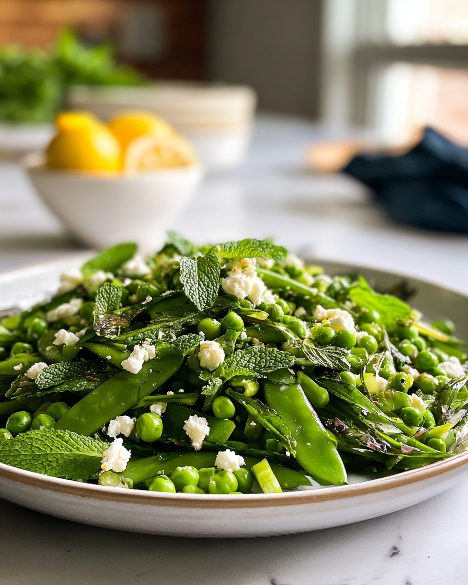 Refreshing Spring Pea and Mint Salad Recipe - Recipe Image