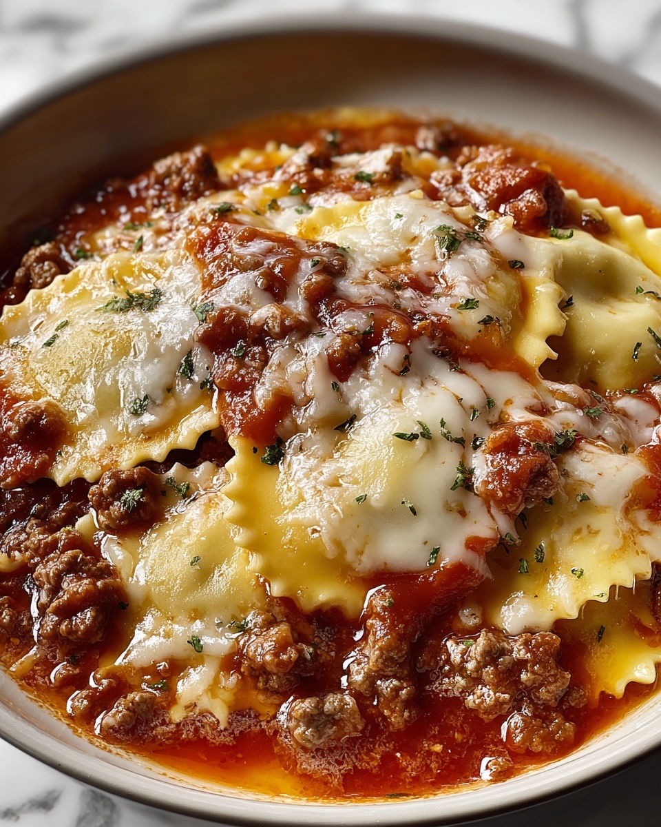 Easy Crockpot Ravioli Lasagna Recipe - Recipe Image