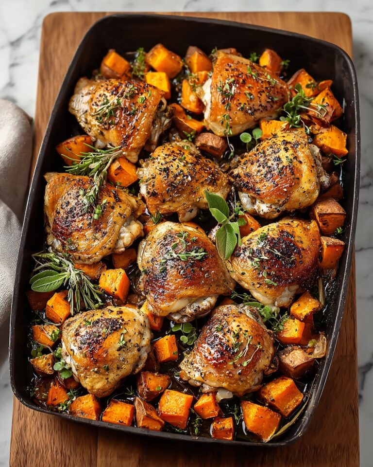 One-Pan Chicken and Sweet Potato Skillet Recipe