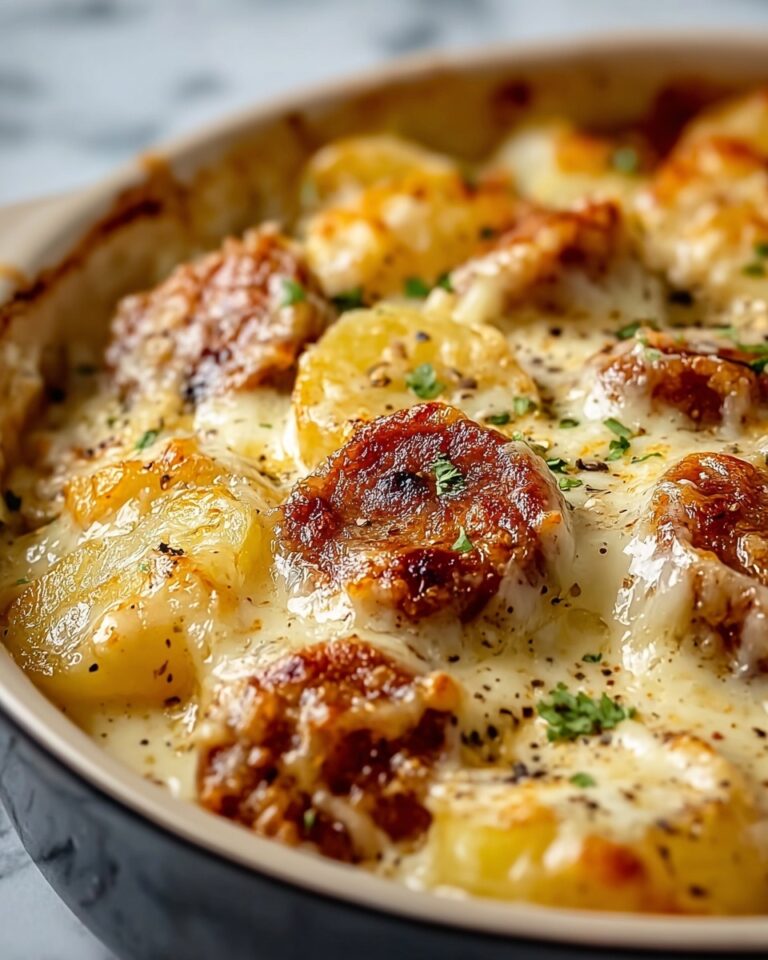 Creamy Sausage & Potato Bake Recipe
