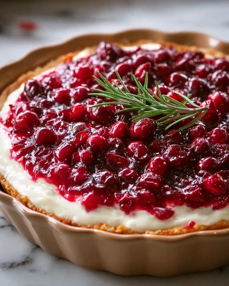 Baked Cream Cheese Cranberry Dip Recipe - Recipe Image